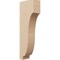Ekena Millwork 4"W x 8"D x 24"H Thin Van Buren Rough Cedar Woodgrain TimberThane Corbel, Primed Tan CORUR04X08X24VANRCPR - alternate 1